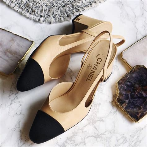 chanel shoes slingbacks